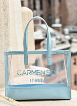 Capri clear mid tote