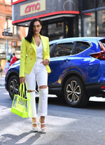 Capri clear mid tote
