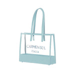 Capri clear mid tote