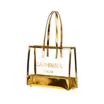 Capri clear mid tote
