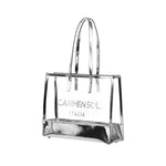 Capri clear mid tote