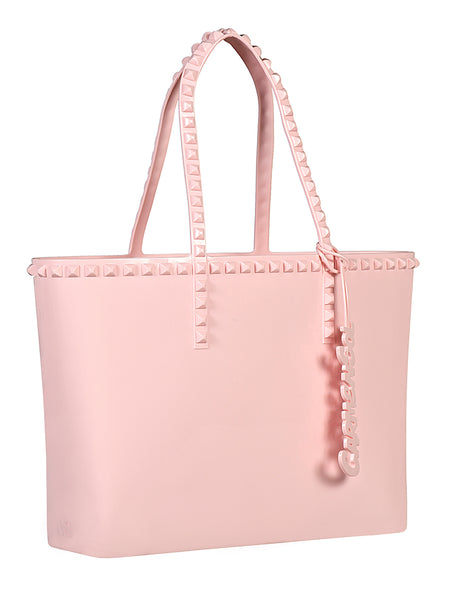 Studded jelly top bag